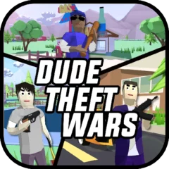 تحميل لعبة Dude Theft Wars مهكرة Apk للاندرويد اخر اصدار 2026 مجانا