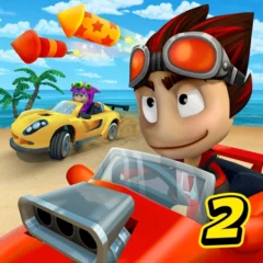 تنزيل لعبة Beach Buggy Racing 2 مهكرة Apk للاندرويد اخر اصدار 2026 مجانا